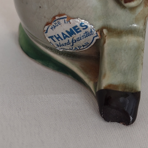 Vintage Batlin Leaping Antelope Ceramic Honey Pot w Spoon & Salt/Pepper Shakers - Picture 9 of 15